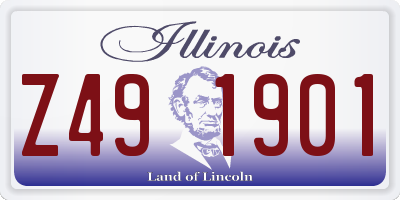 IL license plate Z491901