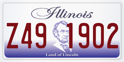 IL license plate Z491902