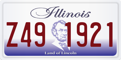 IL license plate Z491921