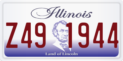 IL license plate Z491944