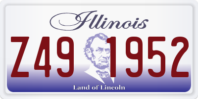 IL license plate Z491952