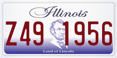 IL license plate Z491956