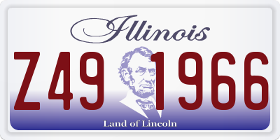 IL license plate Z491966