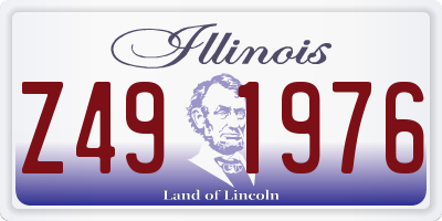 IL license plate Z491976