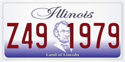 IL license plate Z491979