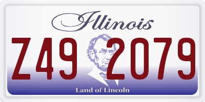 IL license plate Z492079