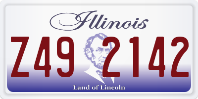 IL license plate Z492142
