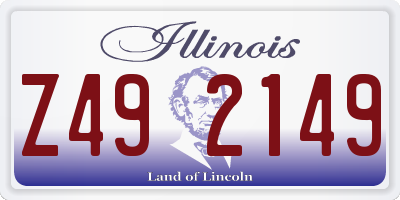 IL license plate Z492149