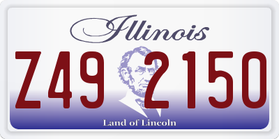 IL license plate Z492150