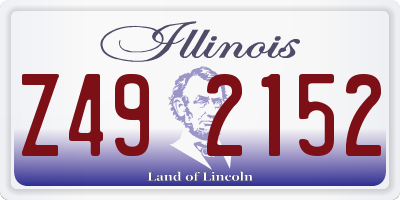 IL license plate Z492152