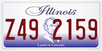 IL license plate Z492159