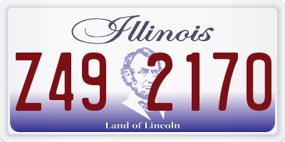 IL license plate Z492170