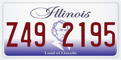 IL license plate Z492195