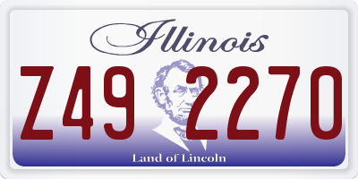 IL license plate Z492270
