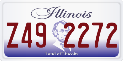 IL license plate Z492272