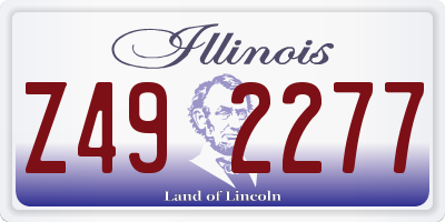 IL license plate Z492277