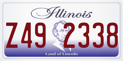 IL license plate Z492338