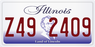 IL license plate Z492409