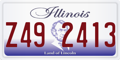 IL license plate Z492413