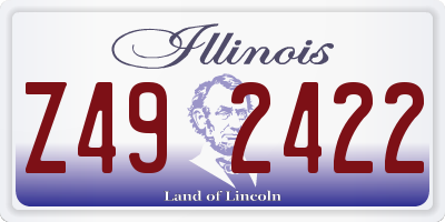 IL license plate Z492422