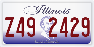 IL license plate Z492429