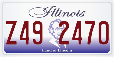IL license plate Z492470