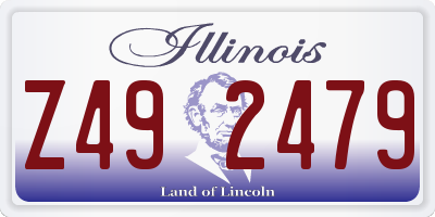 IL license plate Z492479