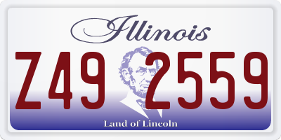 IL license plate Z492559