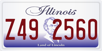 IL license plate Z492560