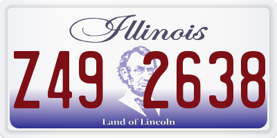 IL license plate Z492638