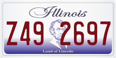IL license plate Z492697
