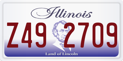 IL license plate Z492709