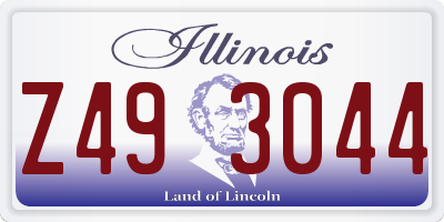 IL license plate Z493044