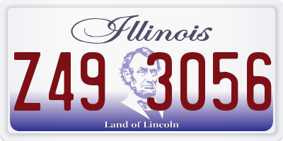 IL license plate Z493056