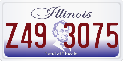 IL license plate Z493075