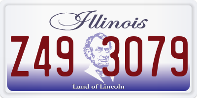 IL license plate Z493079