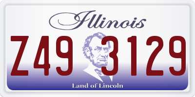 IL license plate Z493129