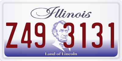 IL license plate Z493131