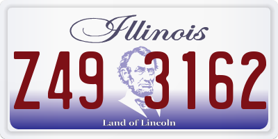 IL license plate Z493162