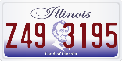 IL license plate Z493195