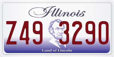 IL license plate Z493290