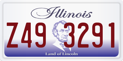 IL license plate Z493291