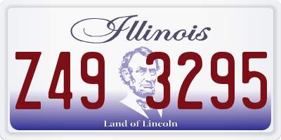 IL license plate Z493295