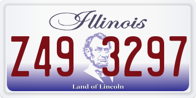 IL license plate Z493297