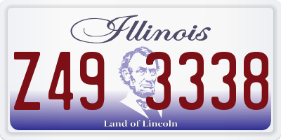 IL license plate Z493338