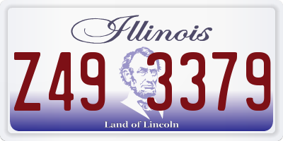 IL license plate Z493379