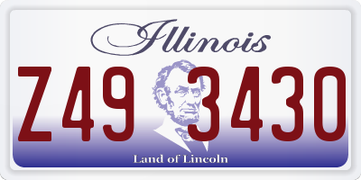 IL license plate Z493430