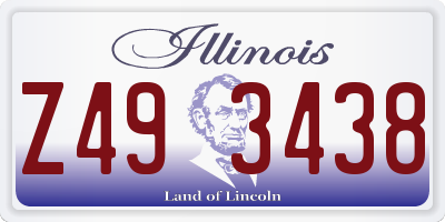 IL license plate Z493438