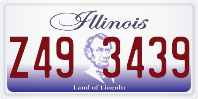 IL license plate Z493439