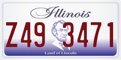 IL license plate Z493471